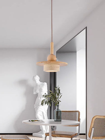 Gelber Höhlenstein Wabi-Sabi Kronleuchter – Einzigartige Vintage-Atmosphäre für Ihr Zuhause 3