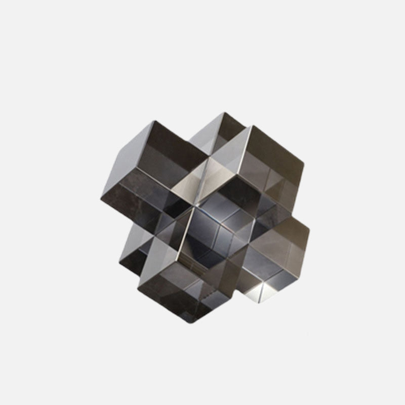 Geometrische Kristallkreuzstatue – Stilvolle Eleganz Für Jeden Raum 0