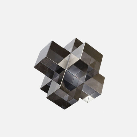 Geometrische Kristallkreuzstatue – Stilvolle Eleganz Für Jeden Raum 0