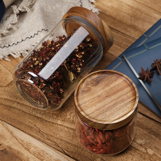 Glasdose Mit Deckel Akashia – Nachhaltige Eleganz Im Japandi-Stil 2