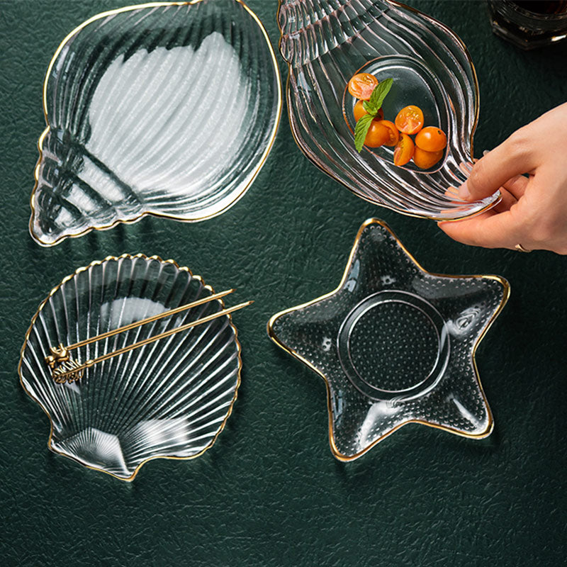 Glasschale Muscheldesign Transparent – Elegante Akzente Für Ihr Zuhause 1