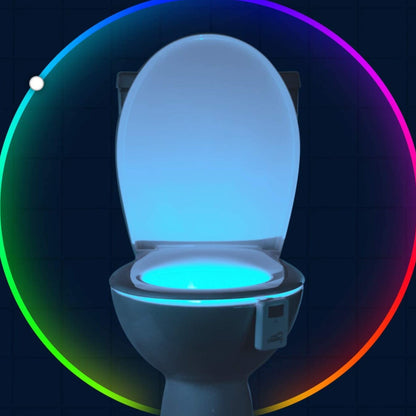GlowBowl Toiletten-Nachtlicht – Bewegungsaktivierte LED-Beleuchtung Für Sicheres Nachtbesuchen 4