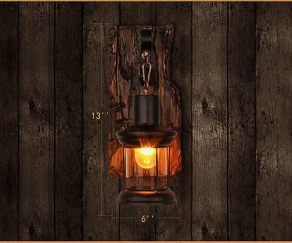 GlowCraft Zylinder-Wandleuchte Holz & Glas – Stilvolles Ambiente für Ihr Zuhause 4
