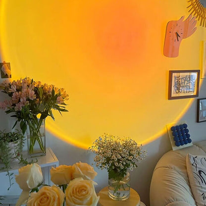 Golden Glow Sonnenuntergangsprojektionslampe – Entspannende Lichtmagie Für Ihr Zuhause 2
