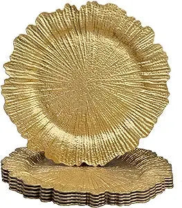Goldene Platzplatte 6 Stück – Elegante Akzente Für Festliche Anlässe 2