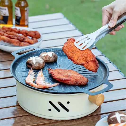 Gourmet Grill – Tragbarer Edelstahlgrill Für Unterwegs - Perfekte Wärmeverteilung Für Unvergessliche Grillmomente 1
