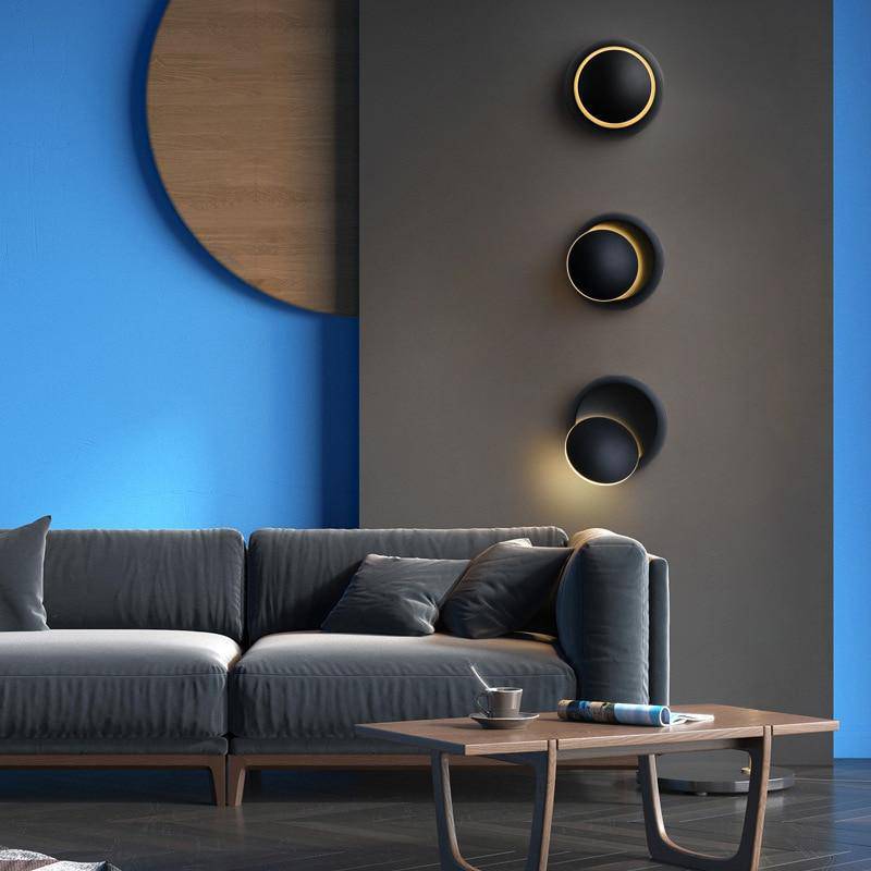 Gradverstellbare Runde Designer-Wandleuchte – Elegante Lichtakzente Für Ihr Zuhause 1