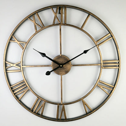 Große Retro Wanduhr – Stilvolles Vintage Design für Ihr Zuhause 0
