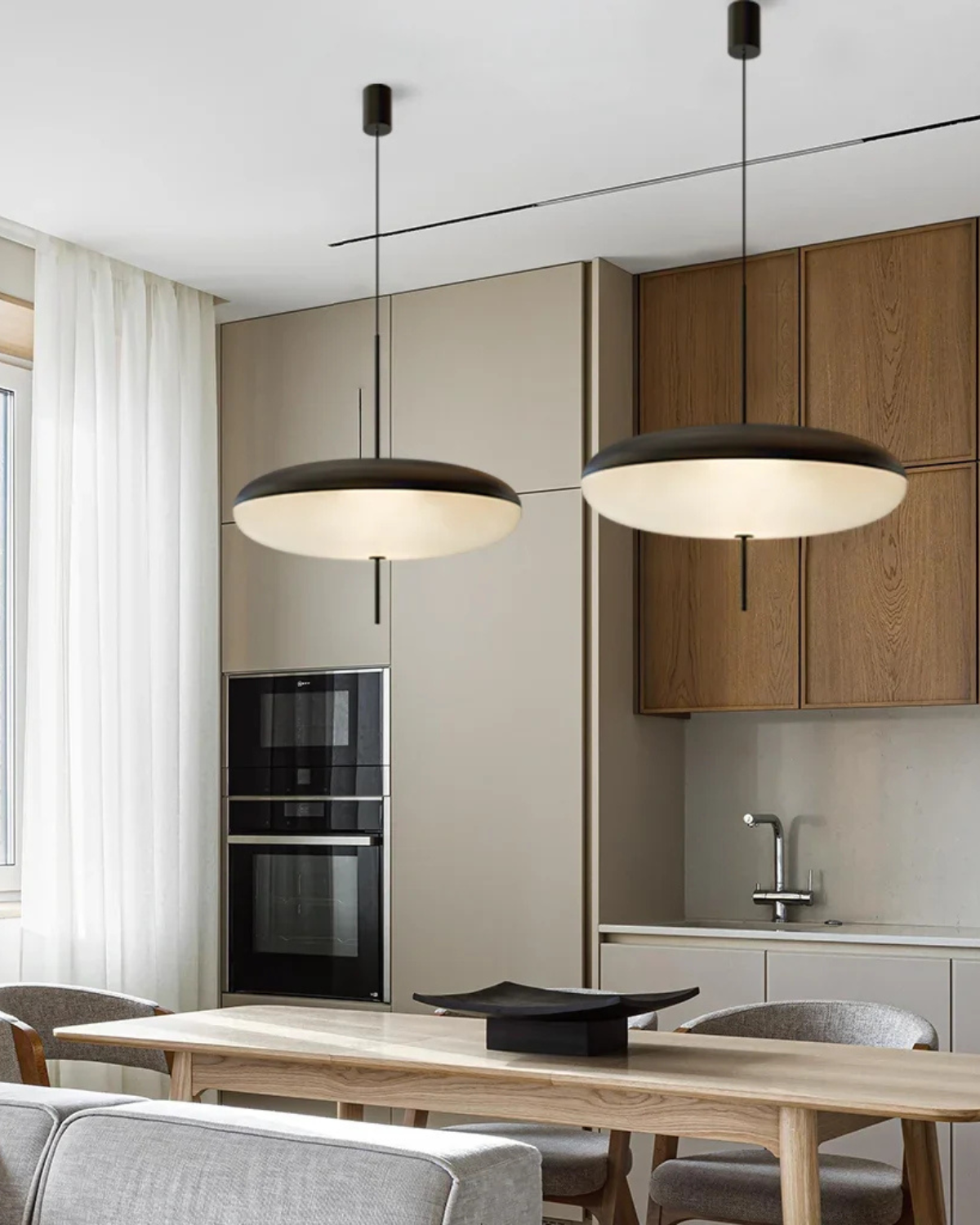 Hängeleuchte Opalscheibe - Modernes Lichtdesign