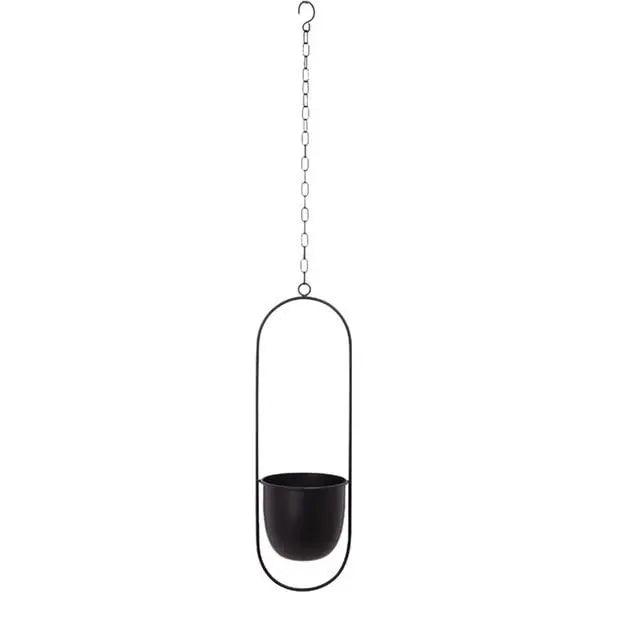 **HÄNGEPFLANZGEFÄSS AUS METALL MIT KETTE** – Platzsparende Eleganz für Ihr Zuhause 5