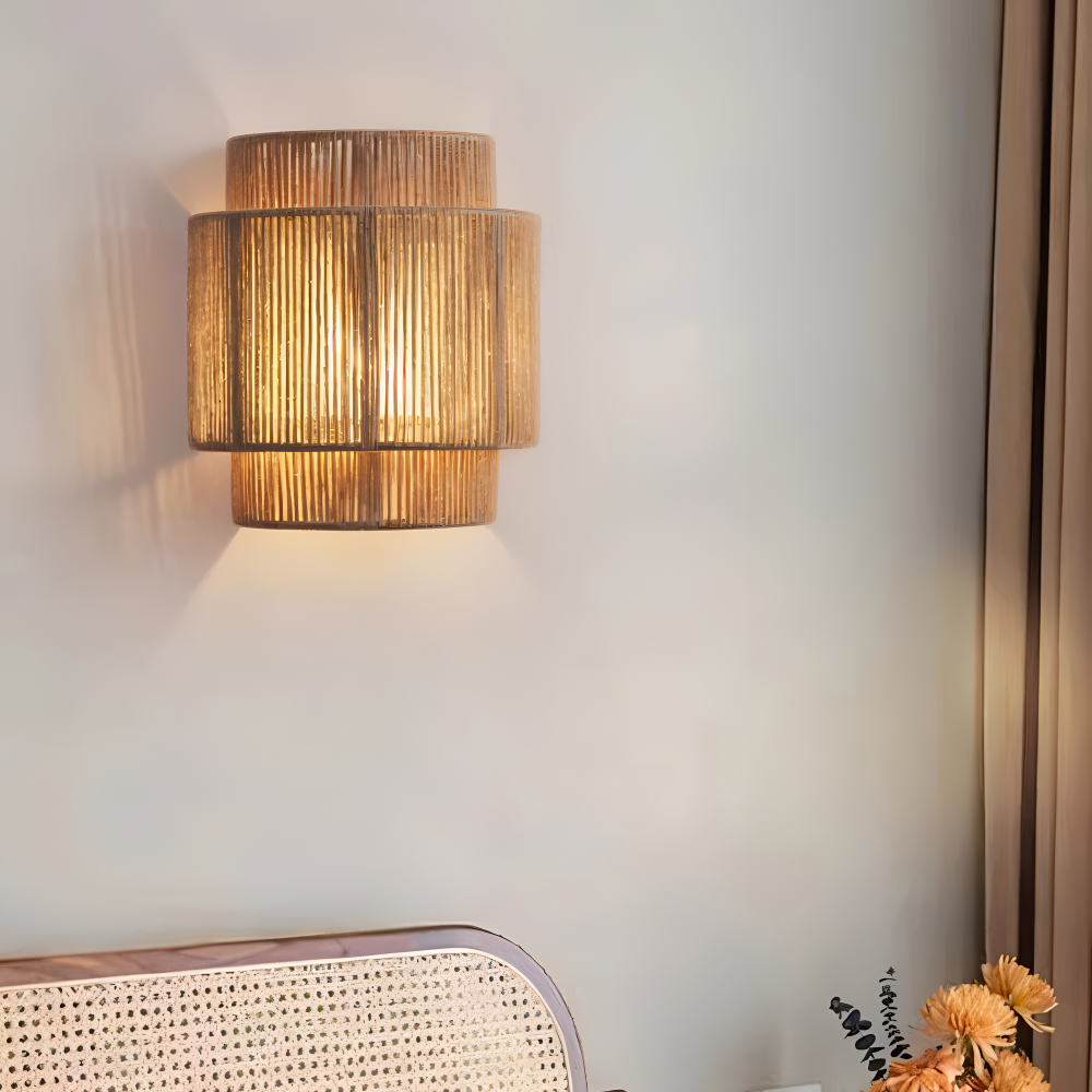 **Hanf Wandleuchte Rattan – Stilvolle Beleuchtung für Ihr Zuhause** 6