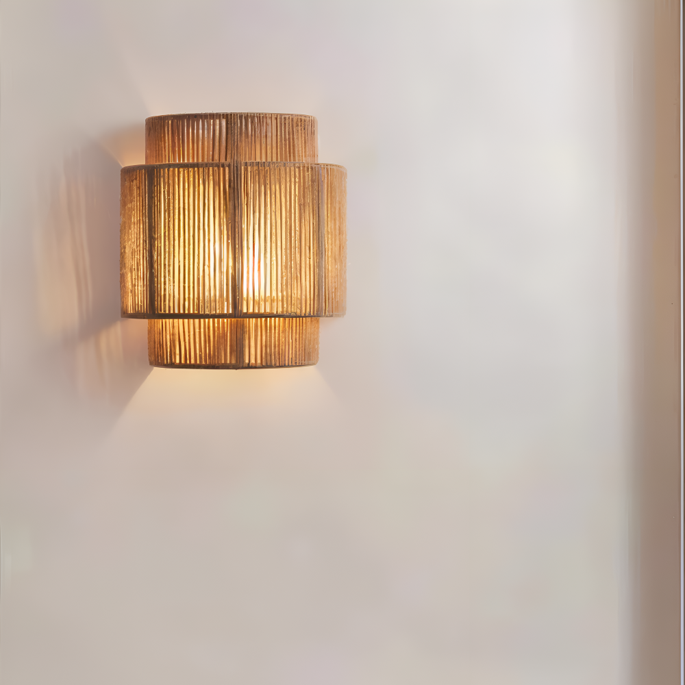 **Hanf Wandleuchte Rattan – Stilvolle Beleuchtung für Ihr Zuhause** 7