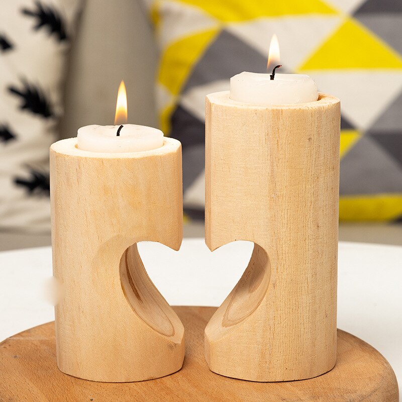**Herz-Kerzenhalter Aus Holz** – Ein Symbol Der Liebe 2