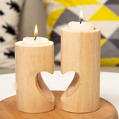 **Herz-Kerzenhalter Aus Holz** – Ein Symbol Der Liebe 2