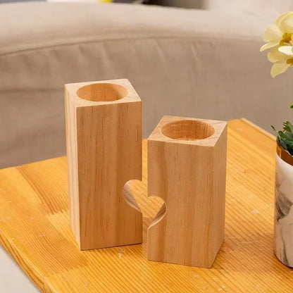 **Herz-Kerzenhalter Aus Holz** – Ein Symbol Der Liebe 5