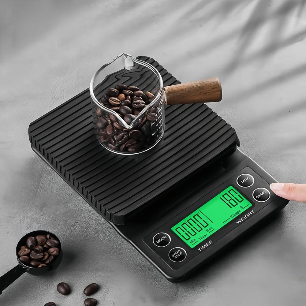 Hochpräzise Kaffeewaage LCD – Perfekte Messgenauigkeit Für Ihren Kaffee 1