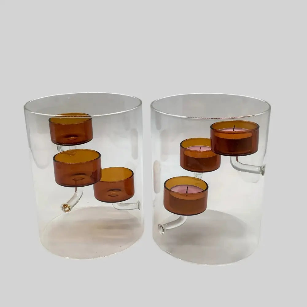 Hurricane Kerzenhalter Aus Glas – Stilvolle Beleuchtung Für Teelichter 2