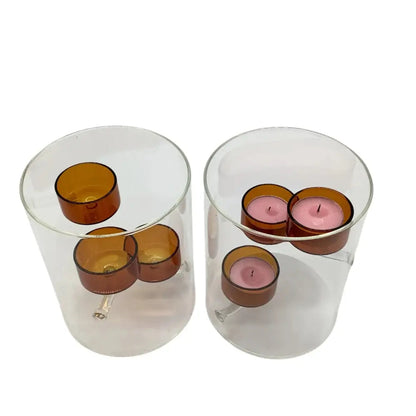 Hurricane Kerzenhalter Aus Glas – Stilvolle Beleuchtung Für Teelichter 3