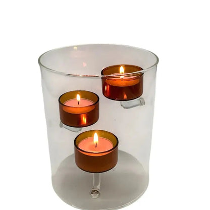 Hurricane Kerzenhalter Aus Glas – Stilvolle Beleuchtung Für Teelichter 6