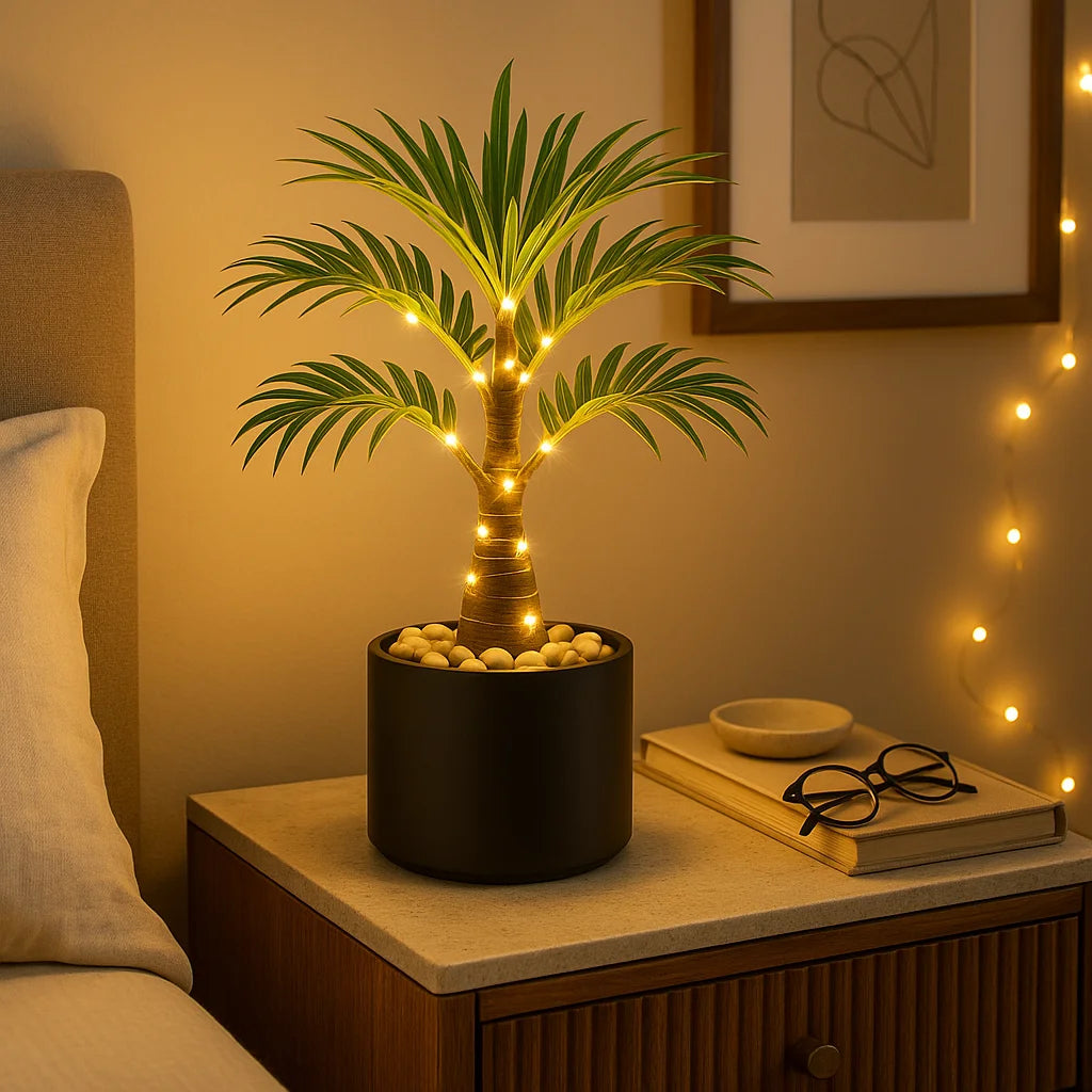 Inselpalmenlampe – Elegantes Design für Entspannende Momente 1
