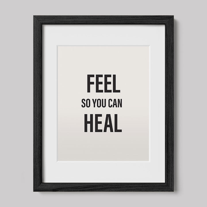 Inspirierender Druck Für Emotionale Heilung – Positive Gedanken Für Ihr Zuhause 0