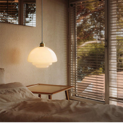 Ivoor Glazen Hängelampe – Elegante Pendelleuchte für Stilvolles Ambiente 6