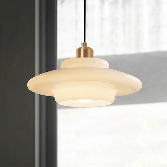 Ivoor Glazen Hängelampe – Elegante Pendelleuchte für Stilvolles Ambiente 9