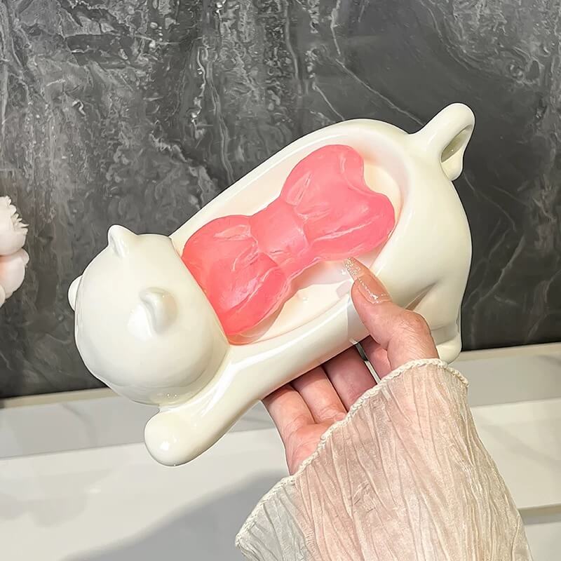 Katzen-Design Seifenschalenhalter – Stilvolle Badezimmerdeko Mit Verspieltigkeit 4