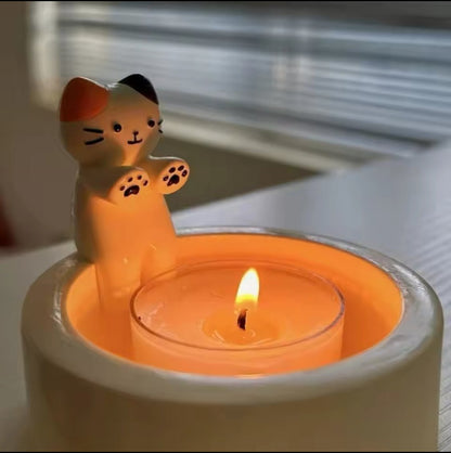Katzen Teelichthalter Warm Paws – Gemütliche Stimmung Für Katzenliebhaber 3