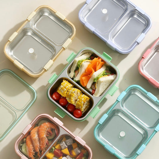Kawaii-O-Cute Edelstahl Lunchbox – Frische Lebensmittel Immer Dabei 1