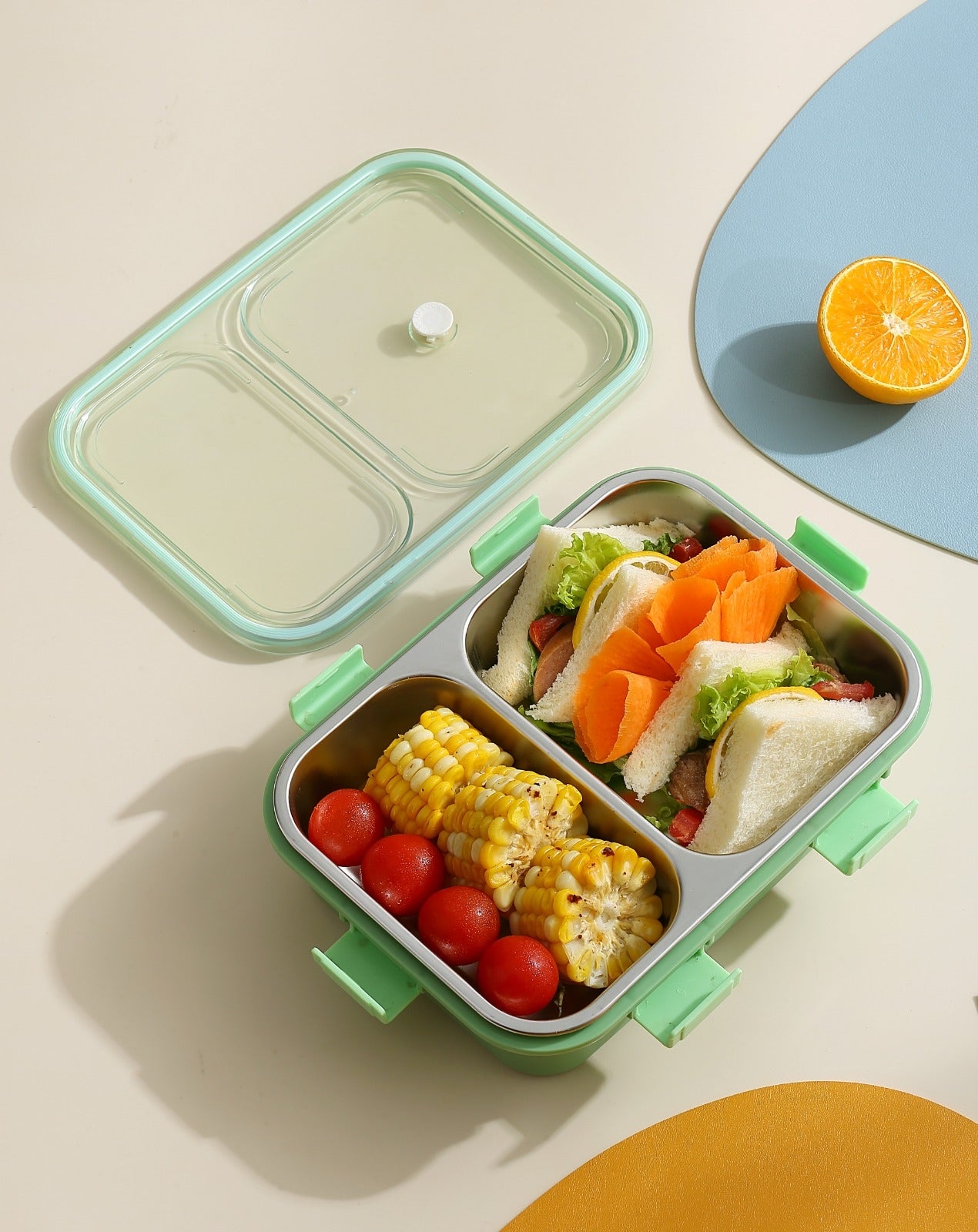 Kawaii-O-Cute Edelstahl Lunchbox – Frische Lebensmittel Immer Dabei 12