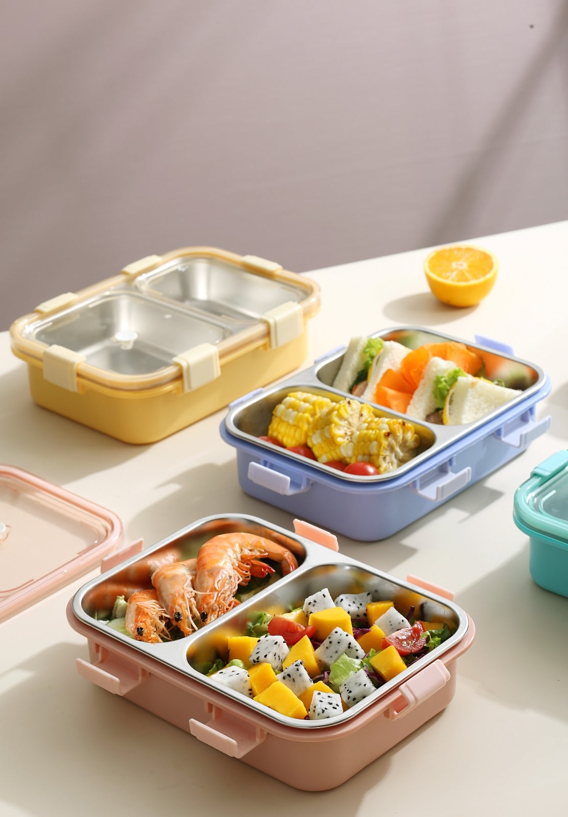 Kawaii-O-Cute Edelstahl Lunchbox – Frische Lebensmittel Immer Dabei 2