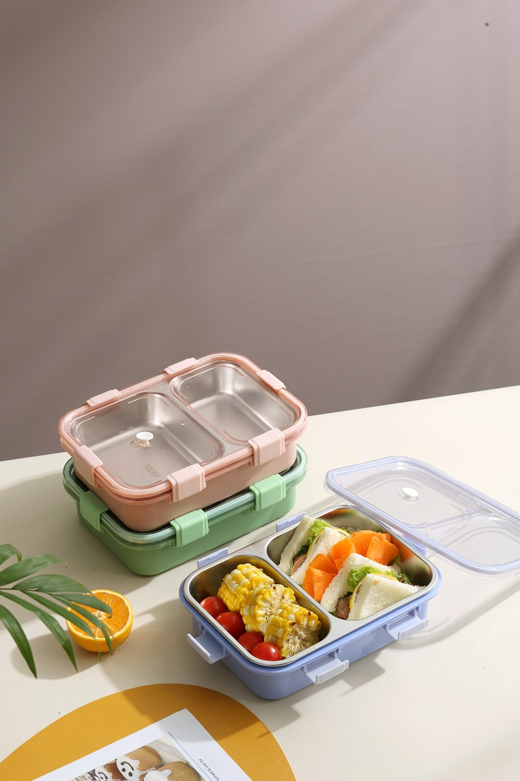 Kawaii-O-Cute Edelstahl Lunchbox – Frische Lebensmittel Immer Dabei 3