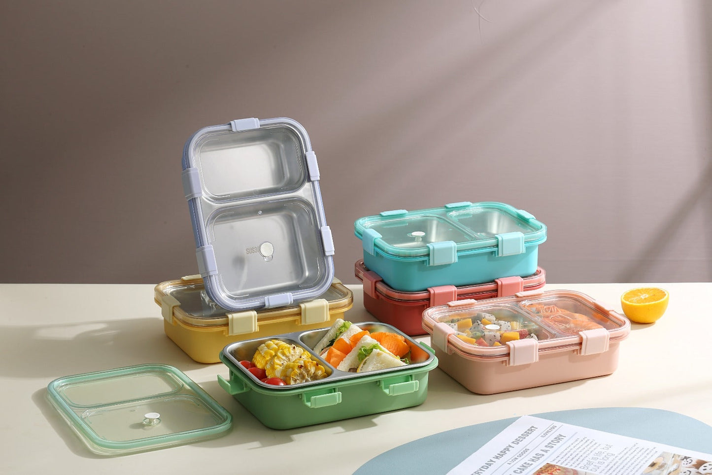 Kawaii-O-Cute Edelstahl Lunchbox – Frische Lebensmittel Immer Dabei 5