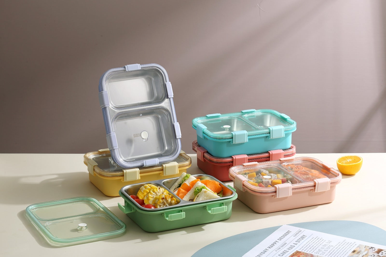 Kawaii-O-Cute Edelstahl Lunchbox – Frische Lebensmittel Immer Dabei 5