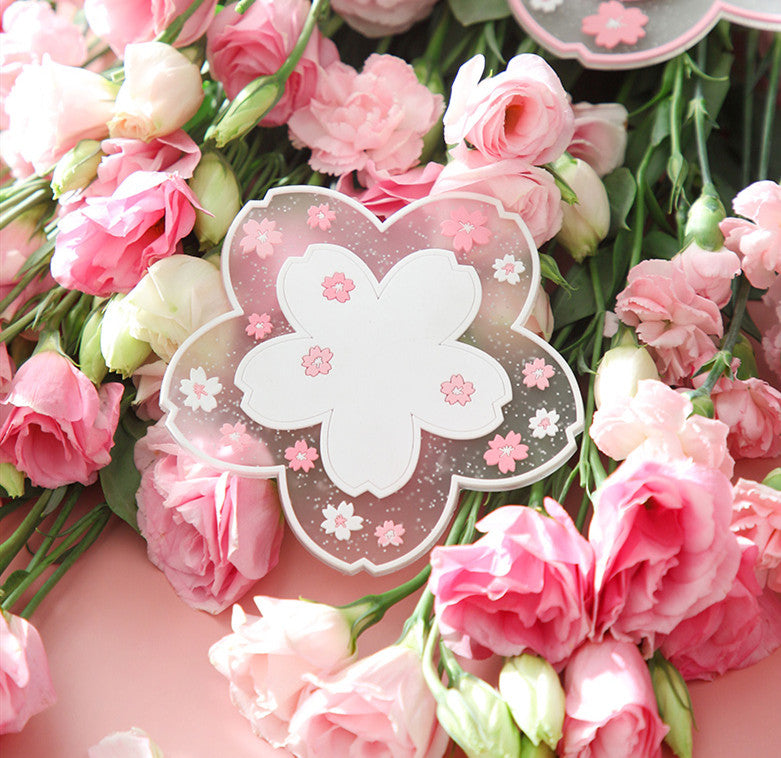 Kawaii Sakura Blumen Tassenuntersetzer – Stilvolle Akzente Für Ihr Zuhause 1