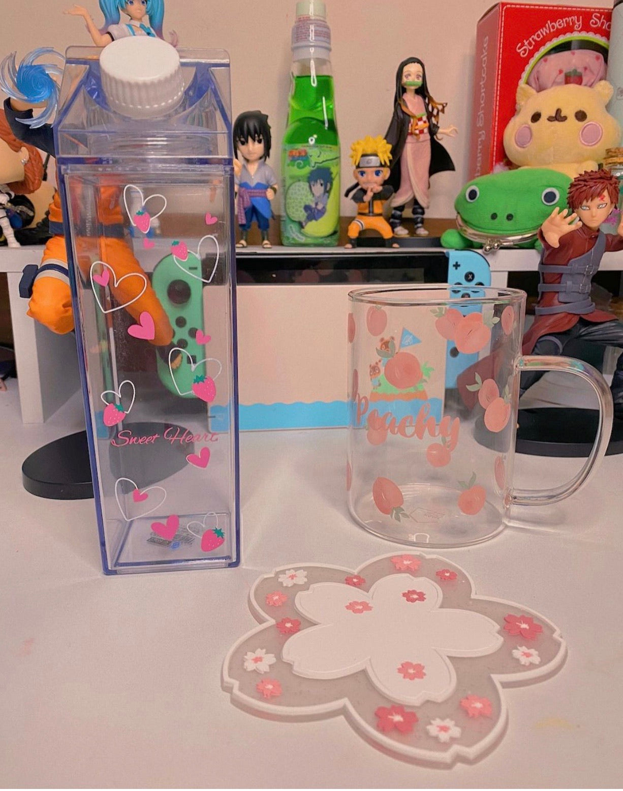 Kawaii Sakura Blumen Tassenuntersetzer – Stilvolle Akzente Für Ihr Zuhause 3