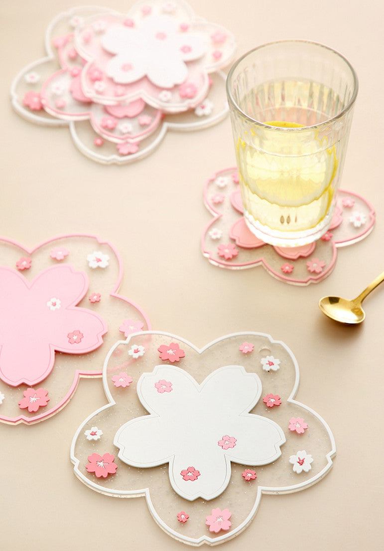 Kawaii Sakura Blumen Tassenuntersetzer – Stilvolle Akzente Für Ihr Zuhause 6
