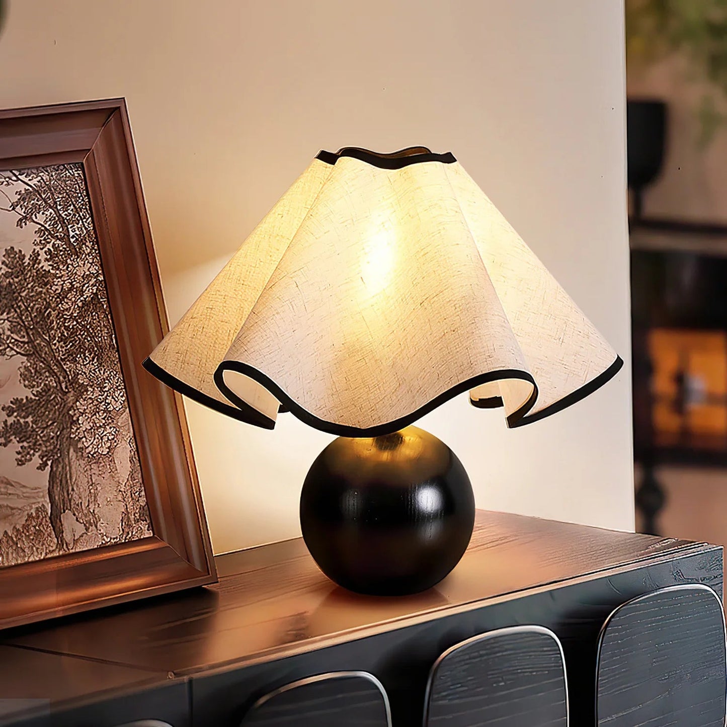 Klassische Bell Tischlampe Aus Stoff – Elegantes Licht Für Ihren Raum 3