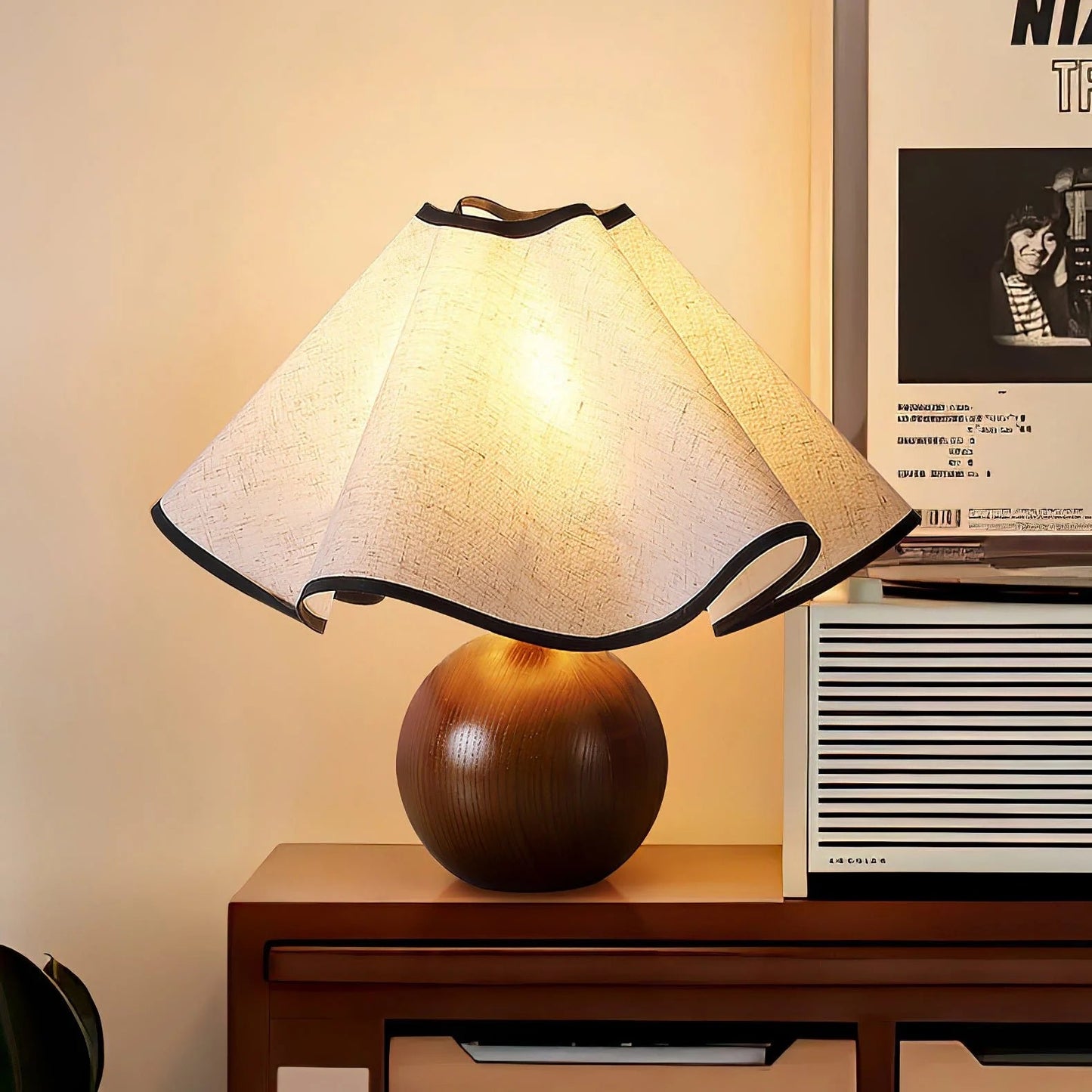Klassische Bell Tischlampe Aus Stoff – Elegantes Licht Für Ihren Raum 5