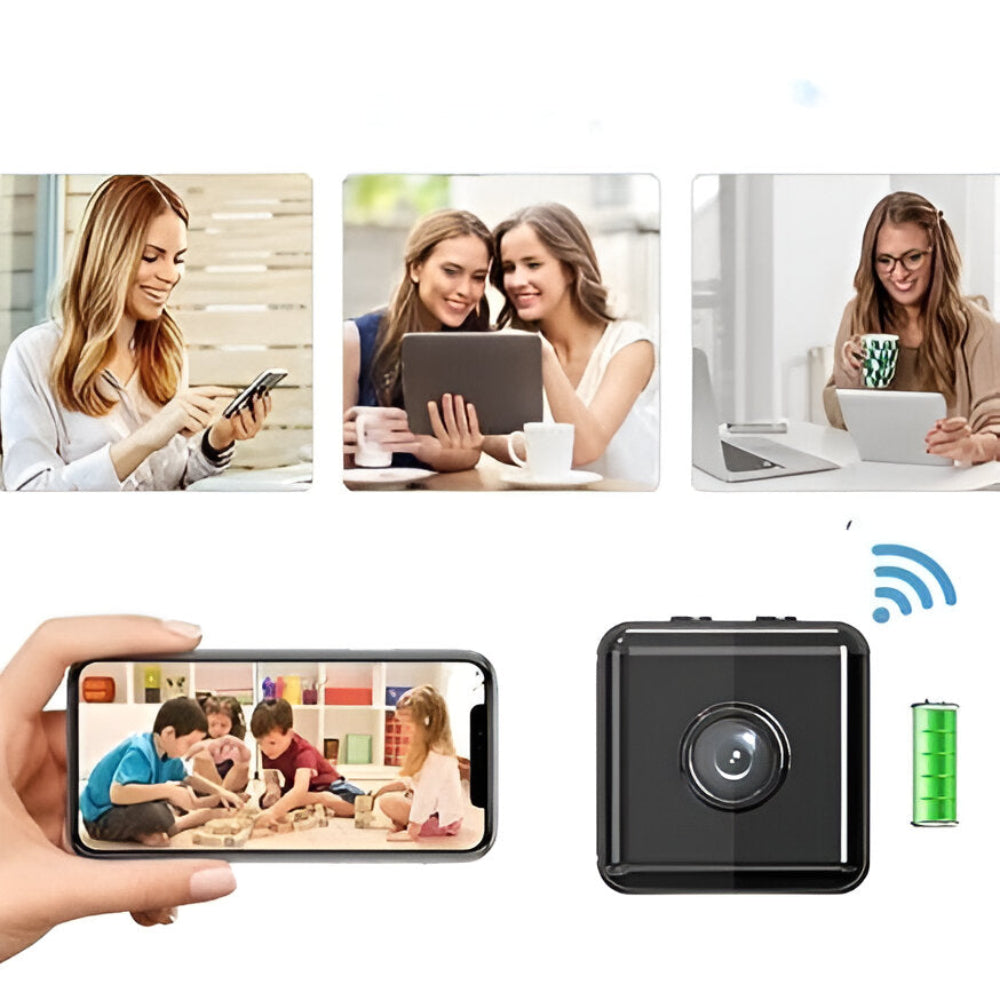 **Kompakte Drahtlose WiFi Überwachungskamera** – Hochauflösende Sicherheit für Ihr Zuhause 6