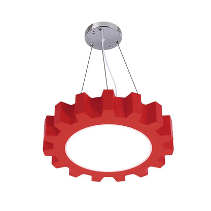 Kreative Gear Pendelleuchte Bunte LED-Hängelampe – Fröhliches Licht Für Kinderzimmer 7