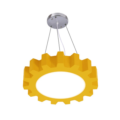 Kreative Gear Pendelleuchte Bunte LED-Hängelampe – Fröhliches Licht Für Kinderzimmer 8