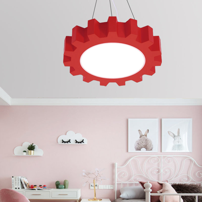 Kreative Gear Pendelleuchte Bunte LED-Hängelampe – Fröhliches Licht Für Kinderzimmer 9