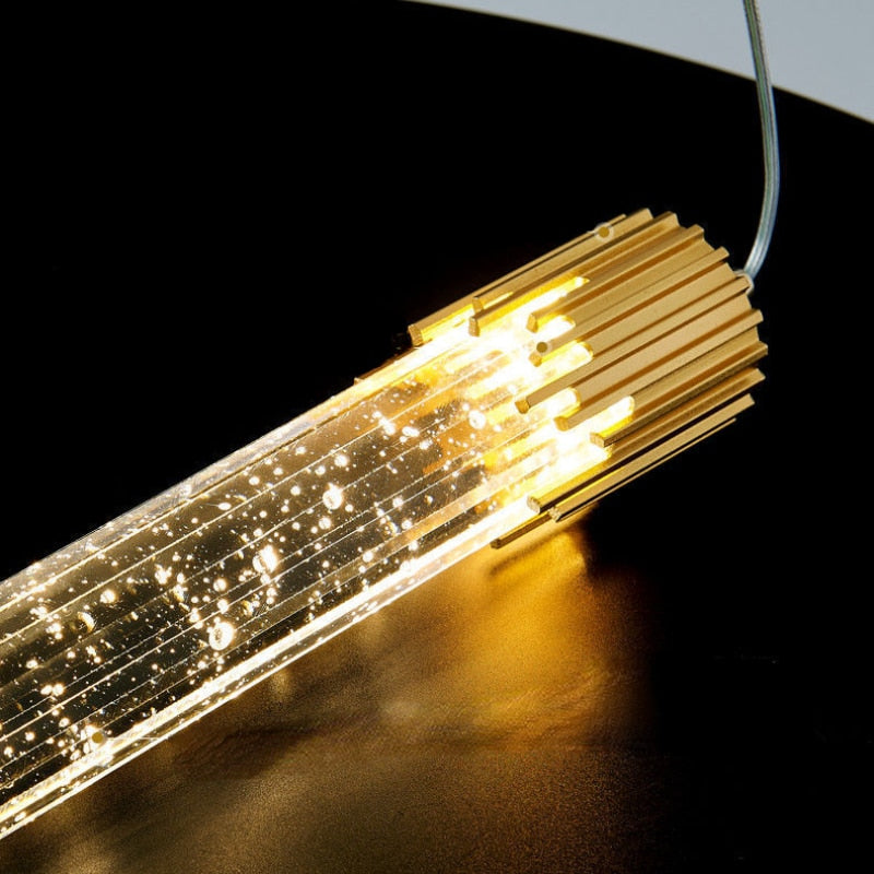 Kristall Eleganz Pendelleuchte – Strahlendes Licht für Stilvolle Räume 3