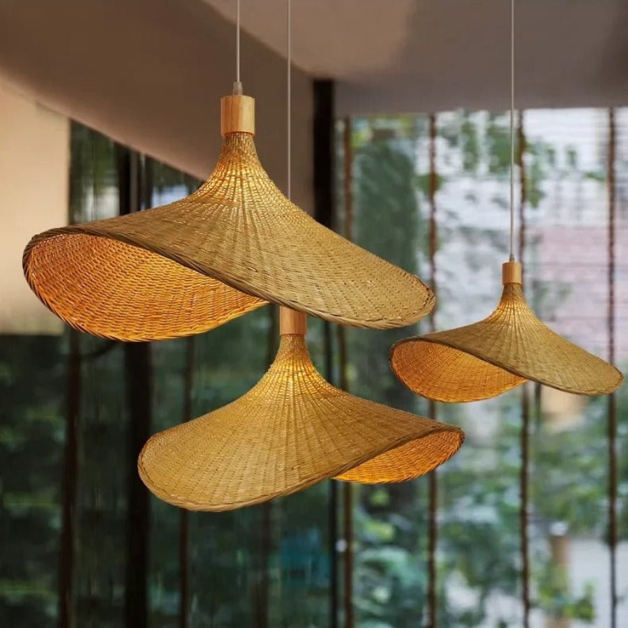 Kuta Rattan Pendelleuchte – Handgefertigte Hängelampe Für Gemütliche Atmosphäre 1