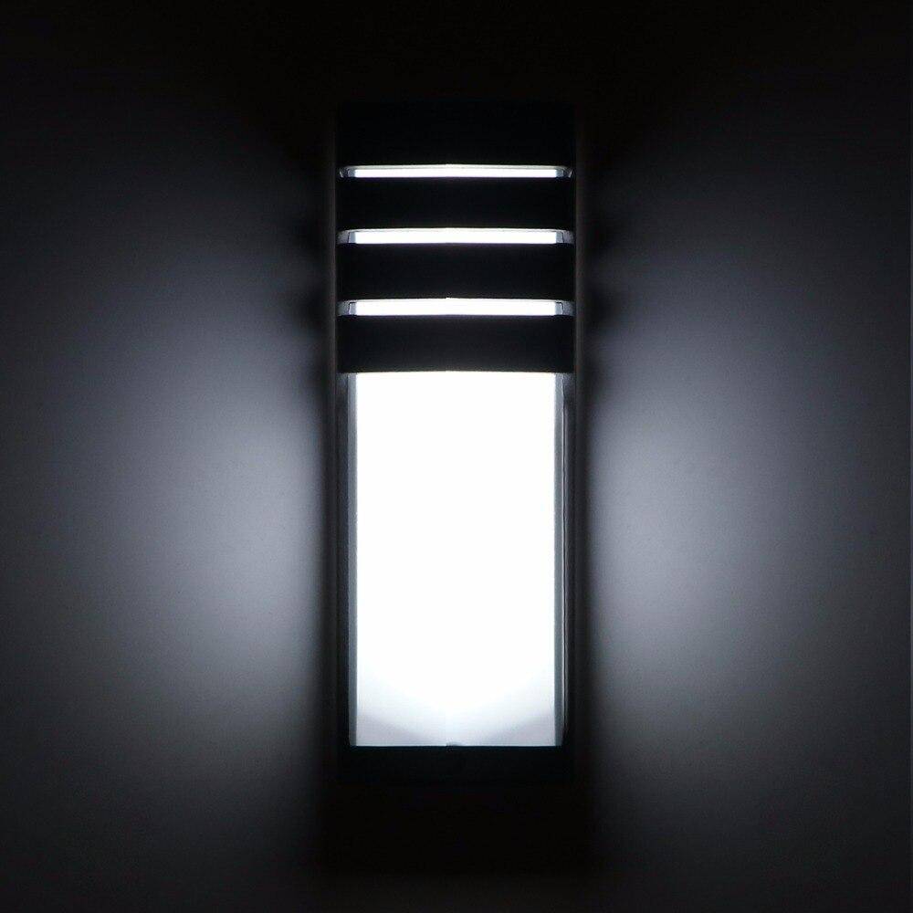 **LED-Außenwandleuchte Abgerundetes Design – Stilvolle Beleuchtung für Außenbereiche** 3