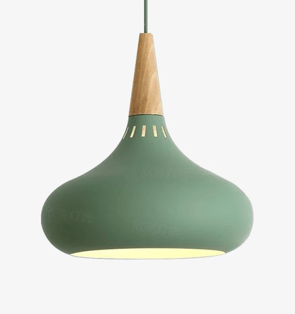 **LED-Pendelleuchte Metall und Holz – Stilvolle Beleuchtung für Ihr Zuhause** 1