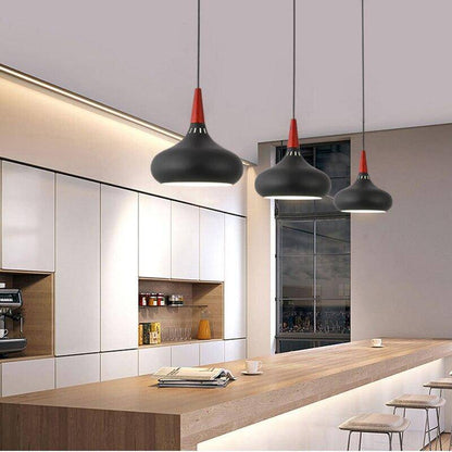 **LED-Pendelleuchte Metall und Holz – Stilvolle Beleuchtung für Ihr Zuhause** 2