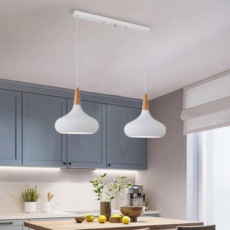 **LED-Pendelleuchte Metall und Holz – Stilvolle Beleuchtung für Ihr Zuhause** 5
